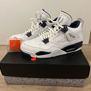 Jordan White and Navy Sneakers